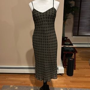 Ann Taylor 100% silk midi dress